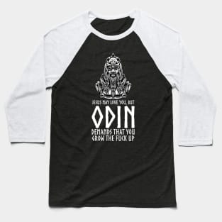 Viking God Odin - Norse Mythology - Motivational Pagan Gift Baseball T-Shirt